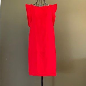 Red Flutter Sleeve EVERLY